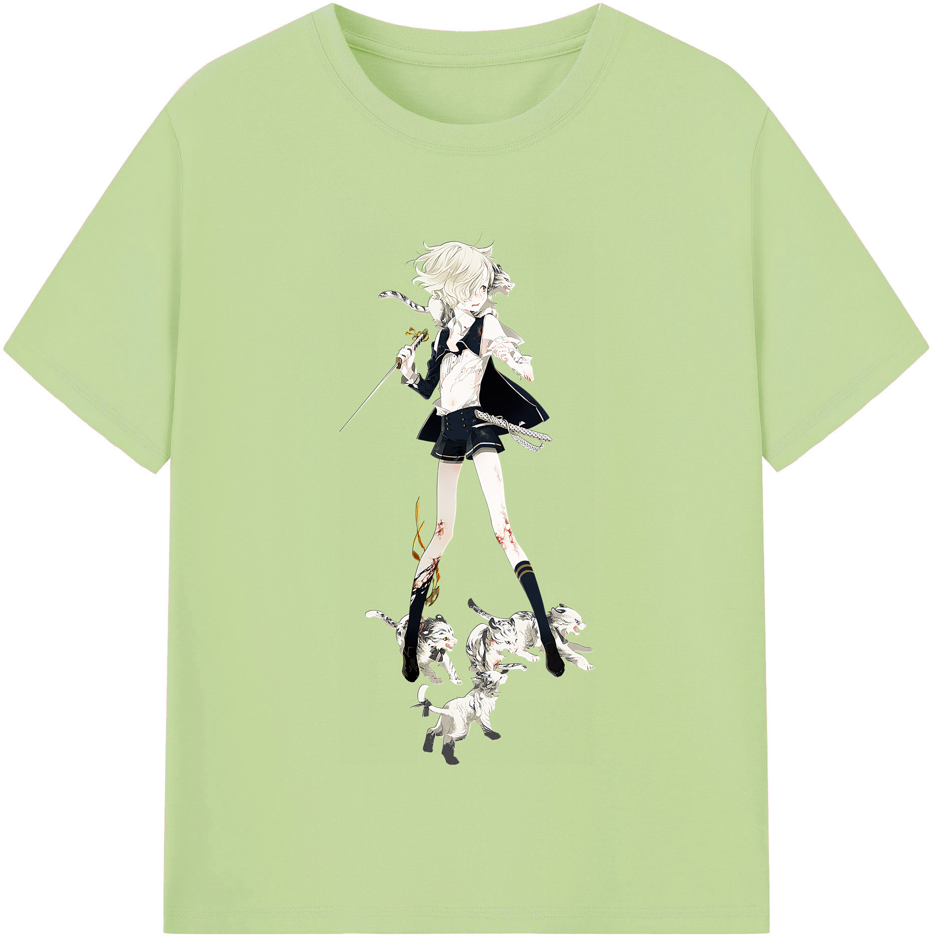 （画像用） 刀剣乱舞 Touken Ranbu 綿100％半袖Tシャツ（フロントプリント）